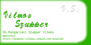 vilmos szupper business card